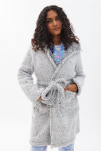Sherpa Belted Hooded Robe thumbnail 2