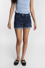 High Rise Midi Denim Shorts thumbnail 1