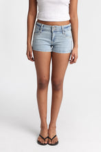 Embellished Low Rise Mini Denim Shorts thumbnail 3