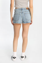 High Rise Mom Denim Shorts thumbnail 3