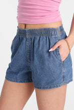 Low Rise Denim Pull-On Shorts thumbnail 6
