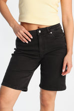 Short en jean taille haute thumbnail 2