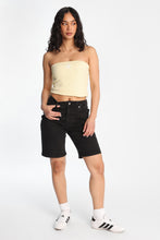 Short en jean taille haute thumbnail 4