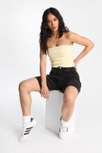 Short en jean taille haute thumbnail 5