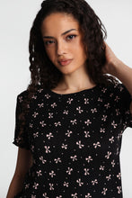 Ensemble t-shirt et shorts pyjama en tricot pointelle  imprimé thumbnail 3