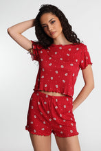 Ensemble t-shirt et shorts pyjama en tricot pointelle  imprimé thumbnail 10