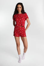 Ensemble t-shirt et shorts pyjama en tricot pointelle  imprimé thumbnail 14