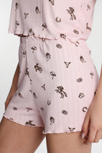 Ensemble t-shirt et shorts pyjama en tricot pointelle  imprimé thumbnail 18