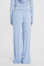 Pantalon pyjama à jambe large en tricot pointelle thumbnail 11