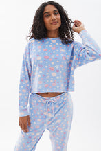 Printed Velour Pajama Set thumbnail 18