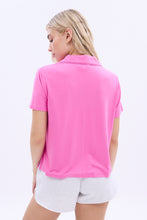 Super Soft Short Sleeve Button-Front Pajama Shirt thumbnail 8