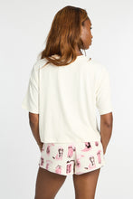 Ensemble T-shirt et short pelucheux pyjama imprimé thumbnail 4