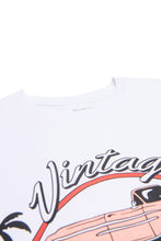 T-shirt décontractée imprime? graphique voitures Vintage thumbnail 2