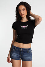 T-shirt ajusté imprime? graphique Sweetheart thumbnail 1