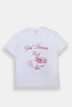 T-shirt coupe garçonne imprimé It's Time For Girl Dinner thumbnail 1