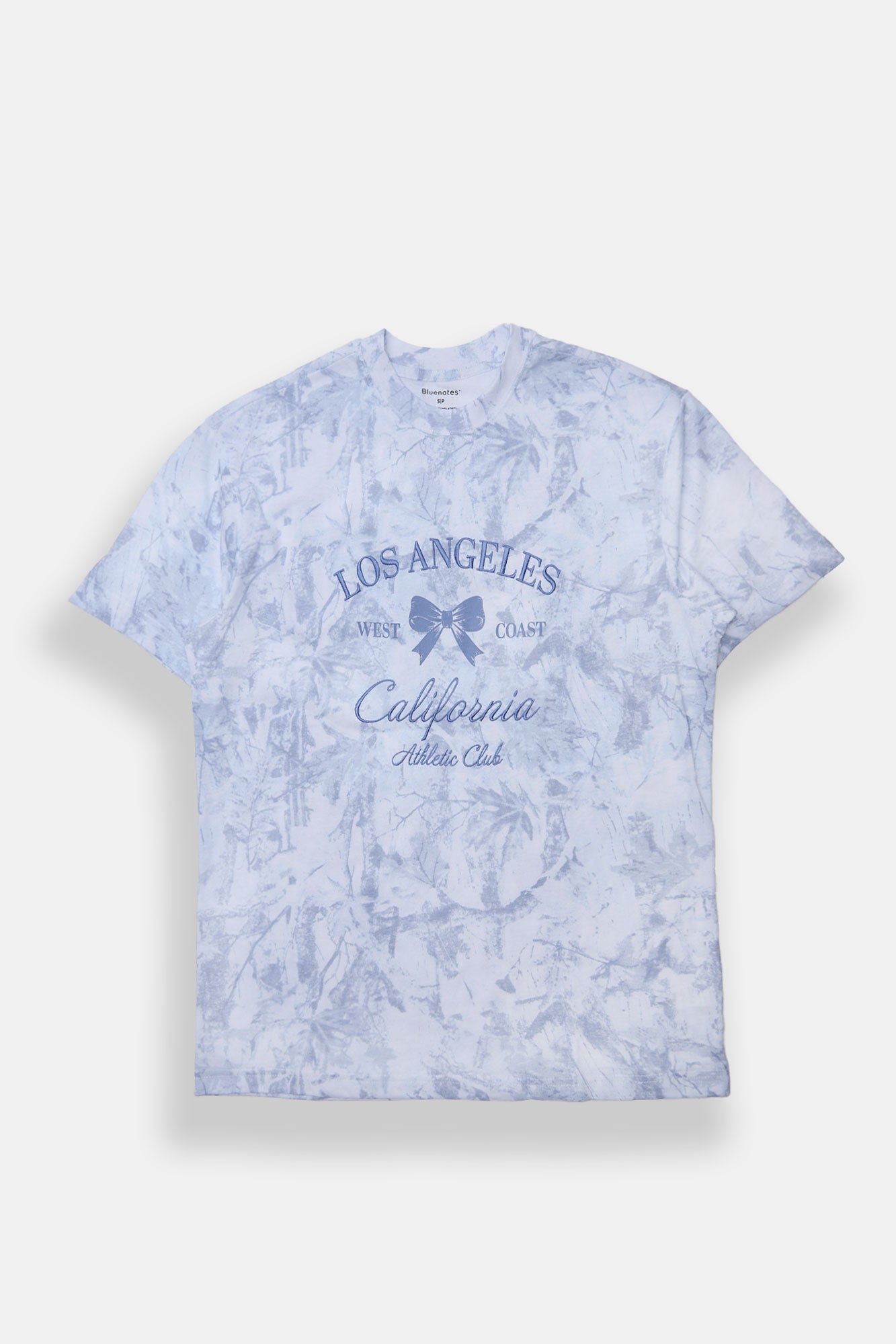 Los Angeles California Bow Tree Camouflage Graphic Boyfriend Tee