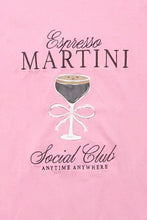 T-shirt coupe garçonne imprimé Espresso Martini thumbnail 2