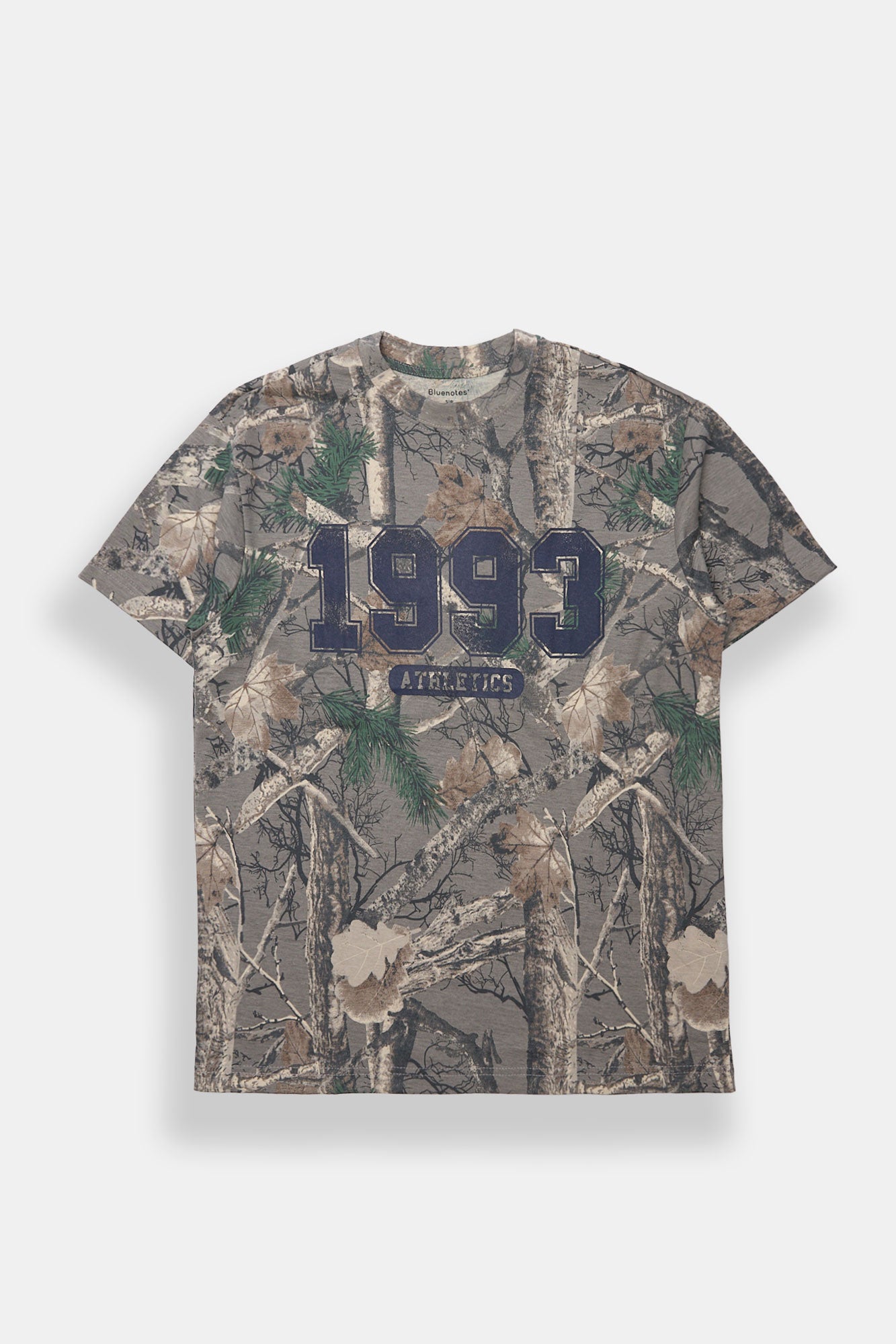 1993 Athletics Tree Camouflage Graphic Boyfriend Tee
