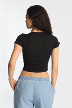 T-shirt ajusté imprime? graphique chiot thumbnail 3