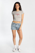 T-shirt ajusté imprime? graphique cerises California thumbnail 4