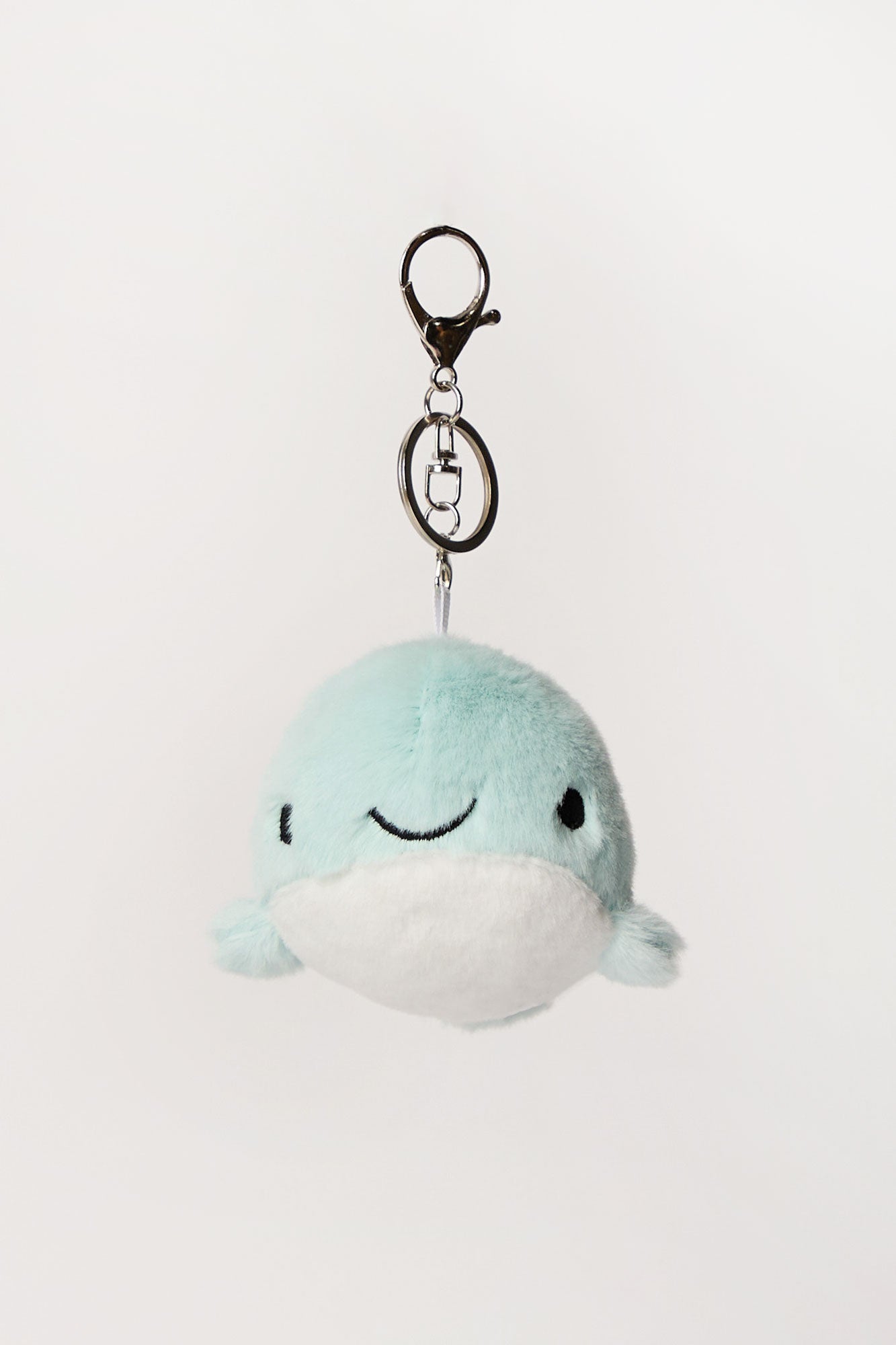 Porte-clés pelucheux à thème animal aquatique