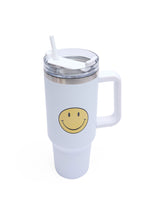 Stainless Steel Tumbler Cup With Straw thumbnail 1