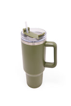 Stainless Steel Tumbler Cup With Straw thumbnail 2