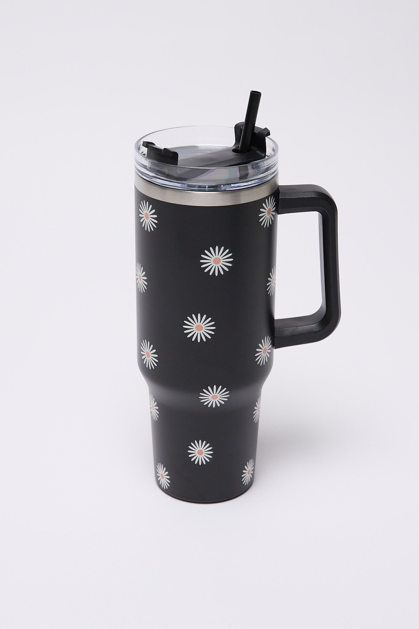 Stainless Steel Tumbler Cup With Straw