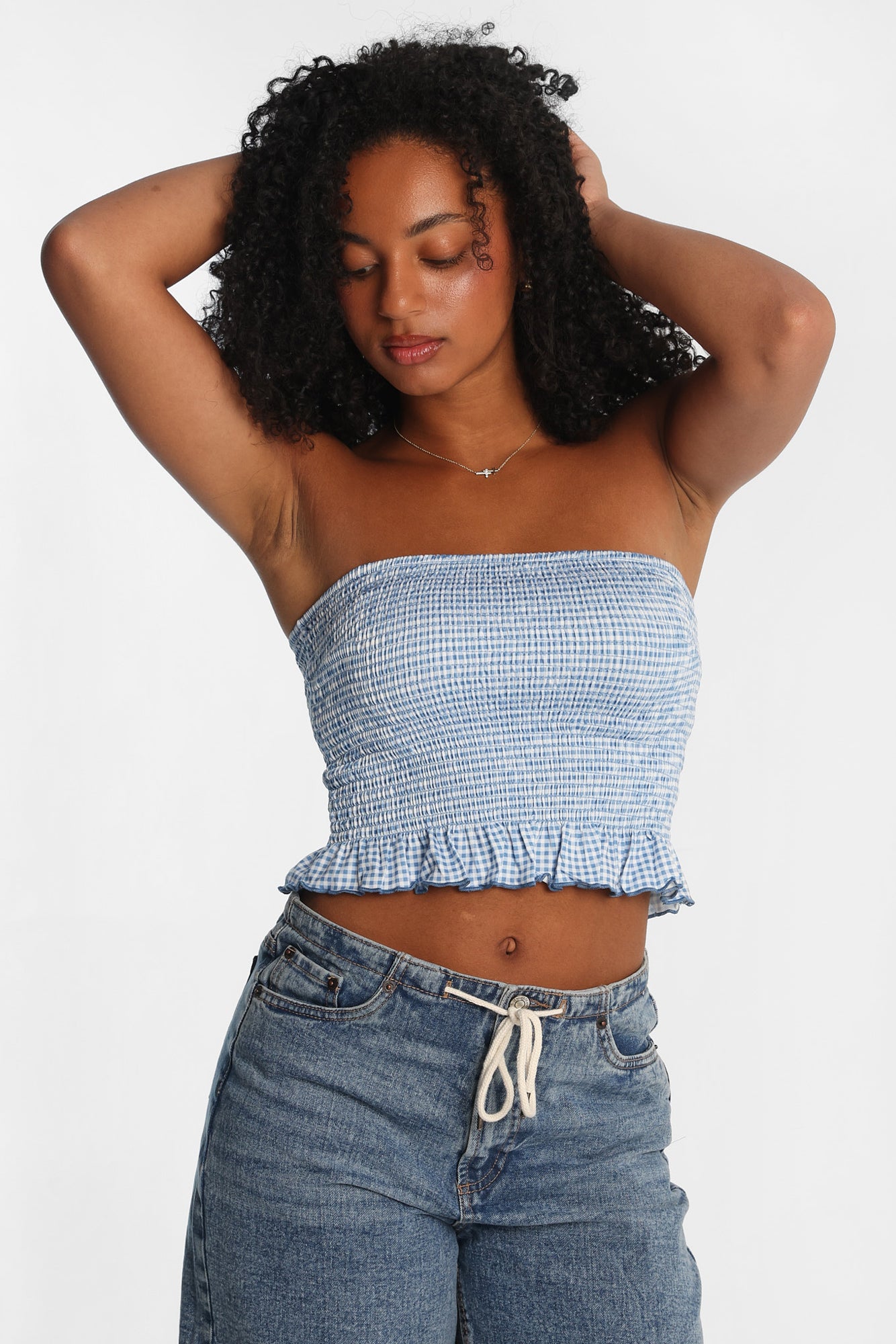Super Soft Smocked Tube Top