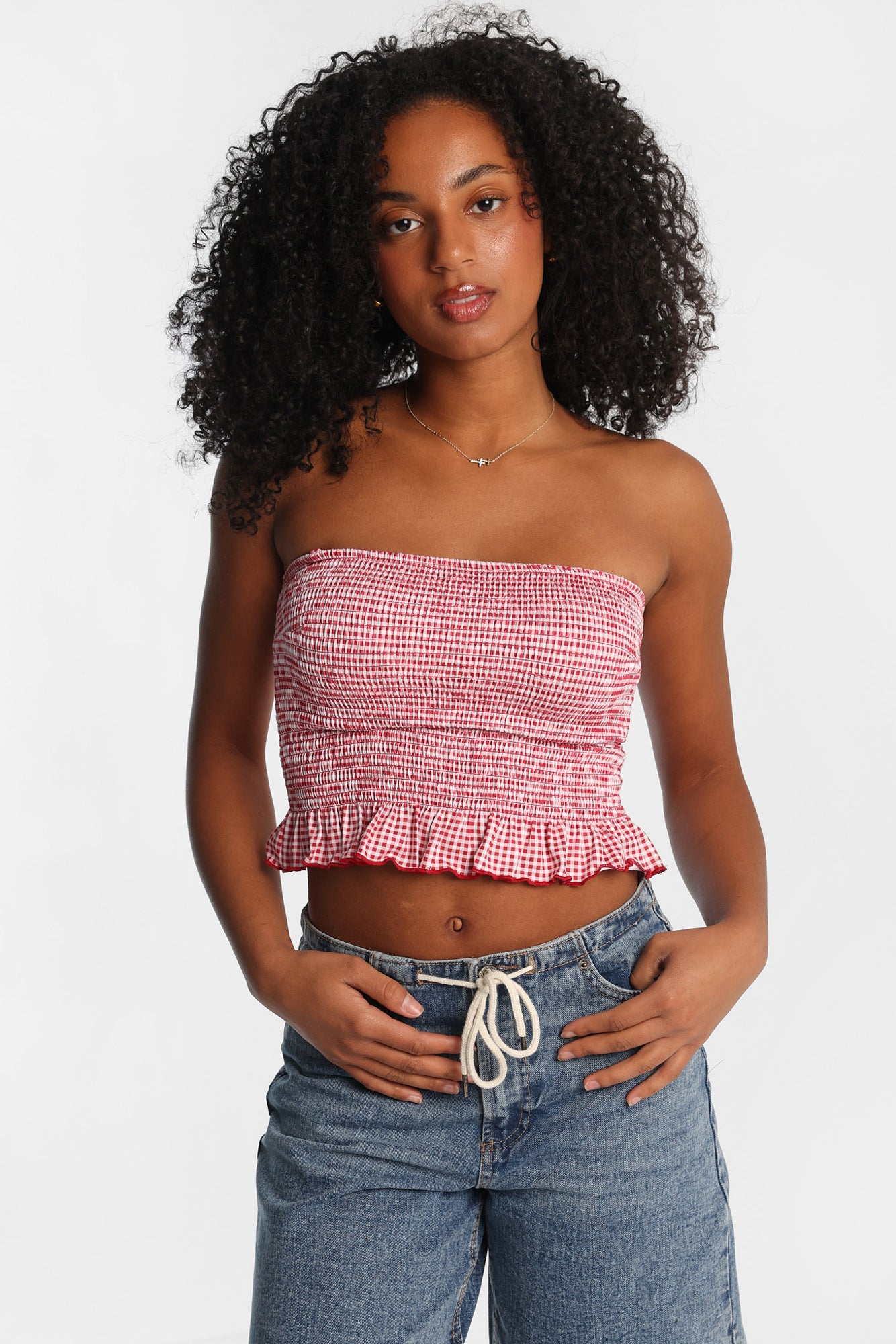Super Soft Smocked Tube Top