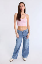 Mid Rise Cargo Wide Leg Jeans thumbnail 6