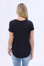 Short Sleeve V-Neck Relaxed Tee thumbnail 3