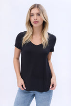 Short Sleeve V-Neck Relaxed Tee thumbnail 2