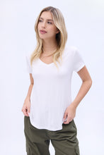 Short Sleeve V-Neck Relaxed Tee thumbnail 6