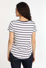 T-shirt décontracté à col en V manches courtes thumbnail 3