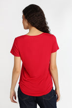 T-shirt décontracté à col en V manches courtes thumbnail 7