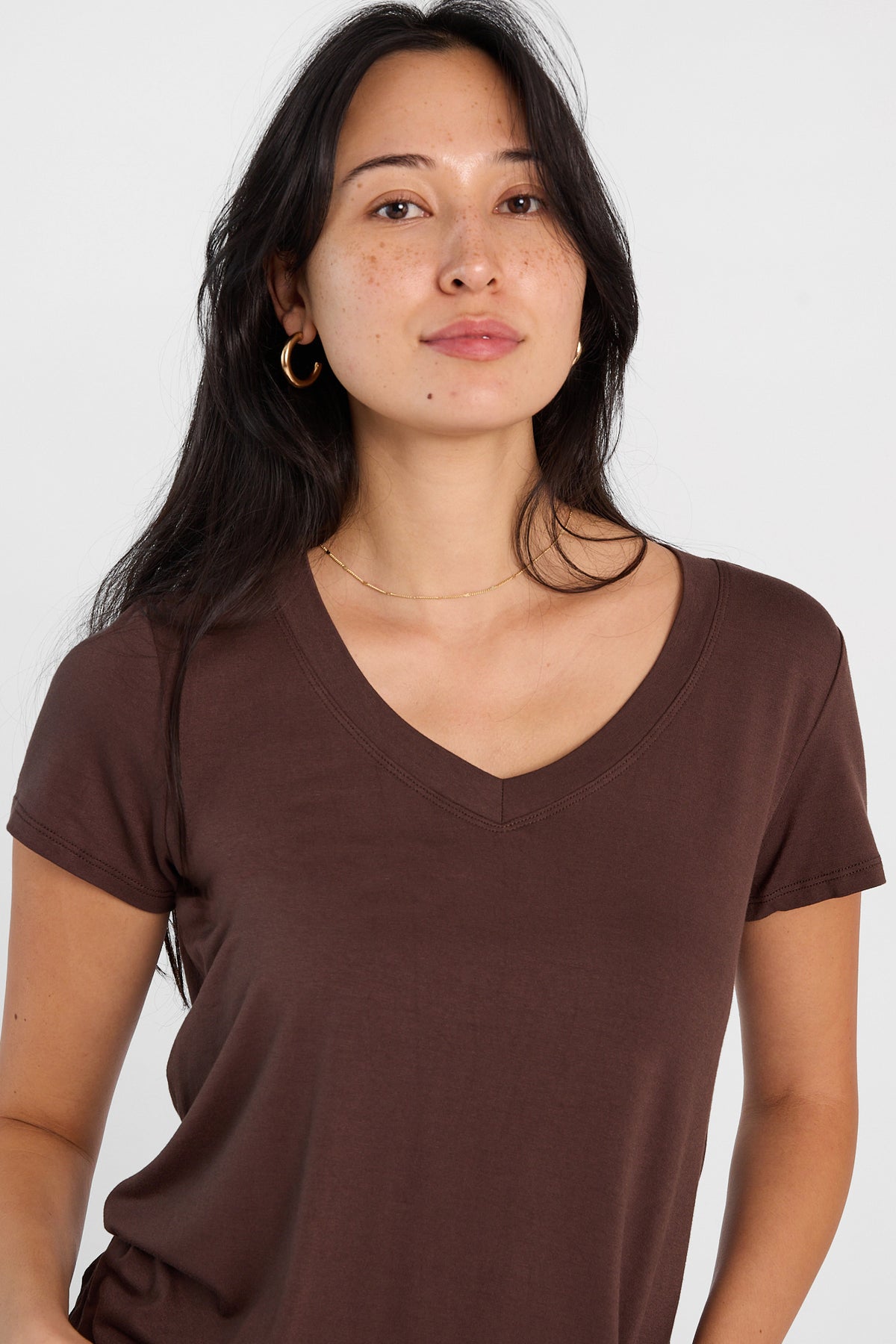 Short Sleeve V-Neck Relaxed Tee