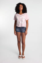 Graphic V-Neck Off-Shoulder Jersey Tee thumbnail 23