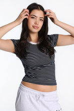 Short Sleeve Crew Neck Longline Tee thumbnail 11