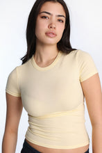 Short Sleeve Crew Neck Longline Tee thumbnail 2