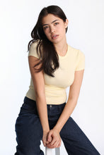 Short Sleeve Crew Neck Longline Tee thumbnail 5