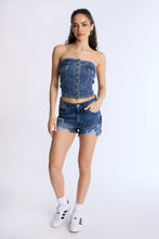 Denim Strapless Top thumbnail 5