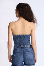 Denim Strapless Top thumbnail 7