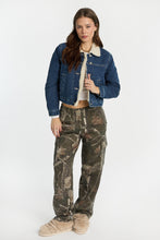 Sherpa-Lined Denim Jacket thumbnail 4