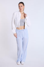 Linen-Blend Cargo Bomber Jacket thumbnail 5