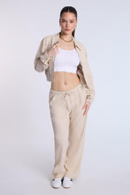 Blouson aviateur en mélange de lin thumbnail 8