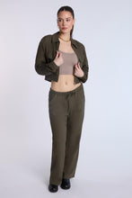 Linen-Blend Cargo Bomber Jacket thumbnail 12