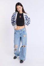 Crochet-Style Open-Front Cardigan thumbnail 9