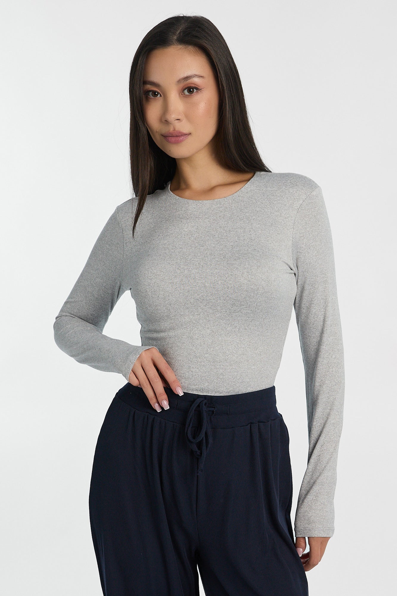 Super Soft Long Sleeve Crew Neck Bodysuit