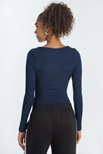 Ribbed Knit Long Sleeve V-Neck Bodysuit thumbnail 13